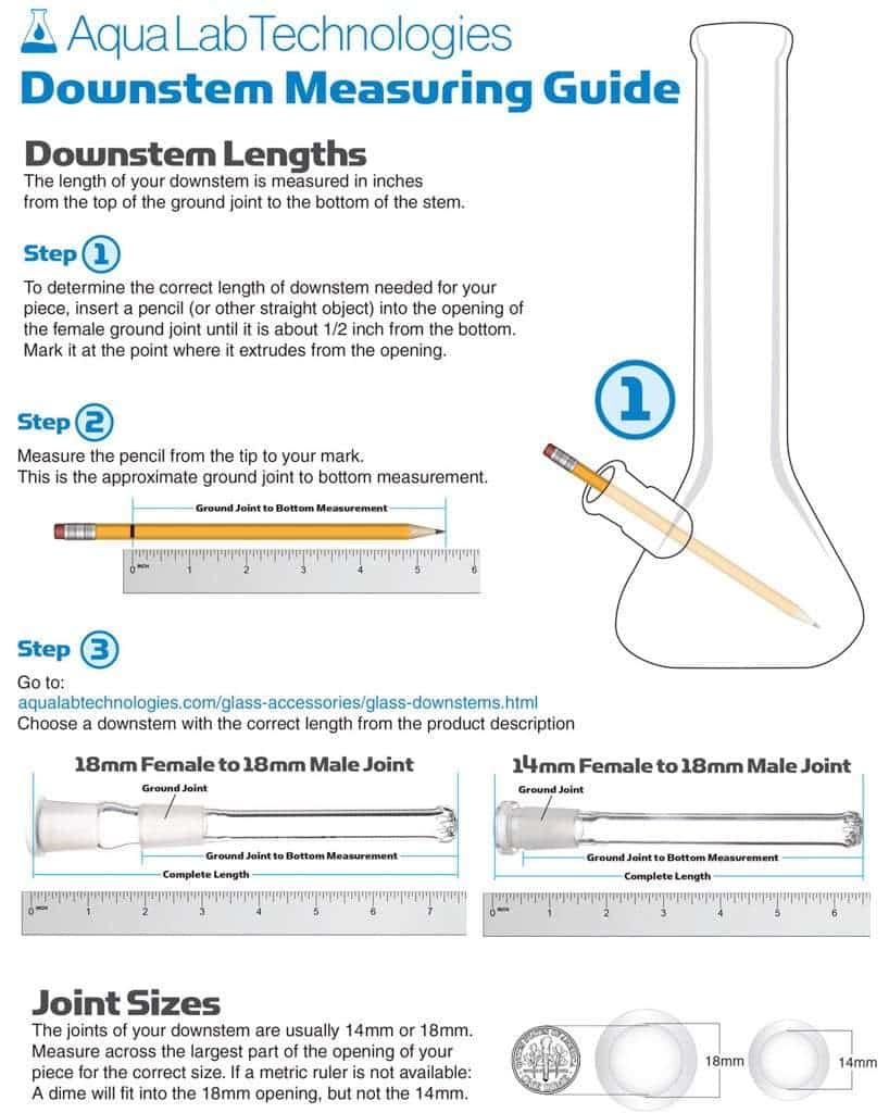 Pulsar RIP - Diffused Glass Downstem - Aqua Lab Technologies