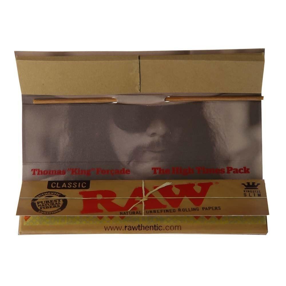 RAW - High Times Kingsize Slim Connoisseur Papers - Aqua Lab Technologies