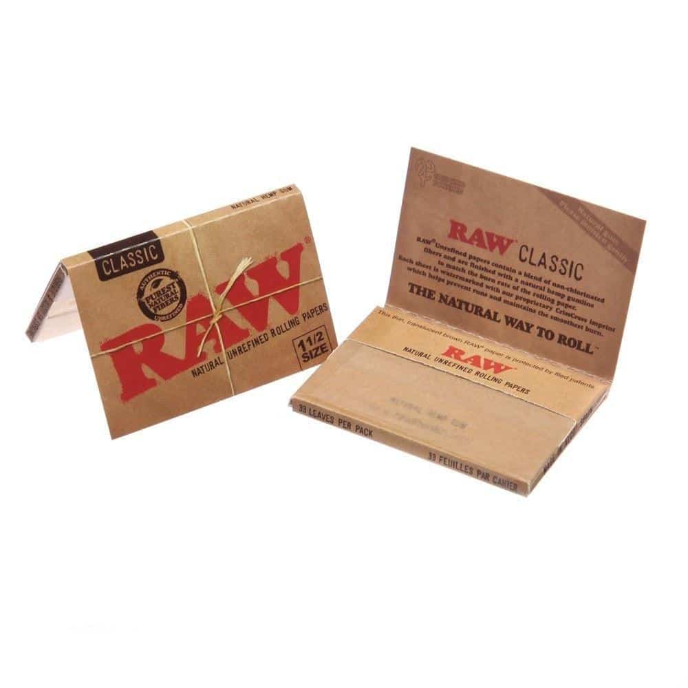 RAW Papers - Classic 1 1/2" Natural Papers - Aqua Lab Technologies