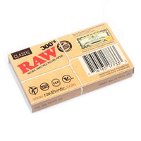 RAW Papers - Natural 300's Rolling Papers - Aqua Lab Technologies
