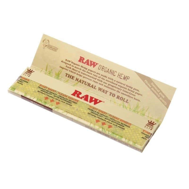 RAW - Organic Kingsize Slim Papers