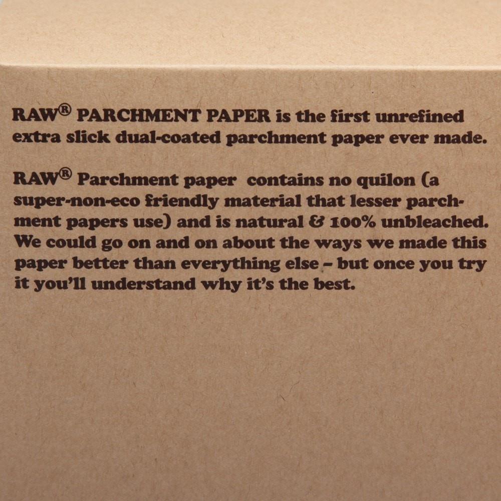 RAW Unbleached Parchment Paper 4" x 13ft - Aqua Lab Technologies