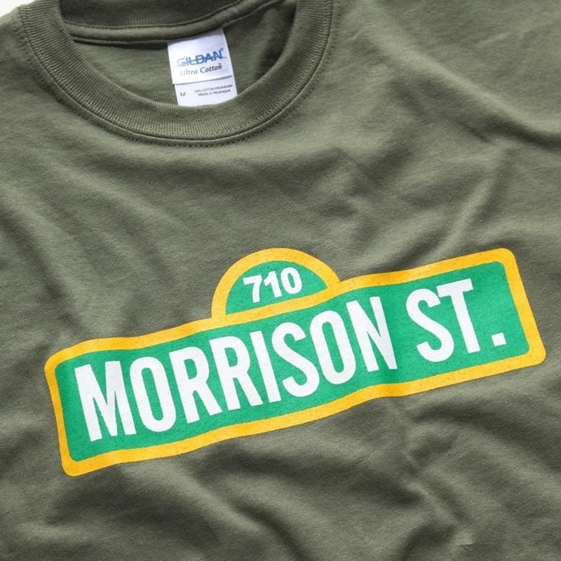 Rob Morrison - Green 710 Morrison St. T-Shirts
