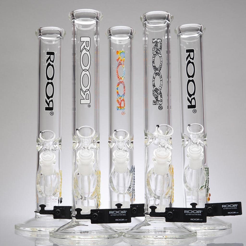 RooR Glass - 14" Straight Bongs - Aqua Lab Technologies