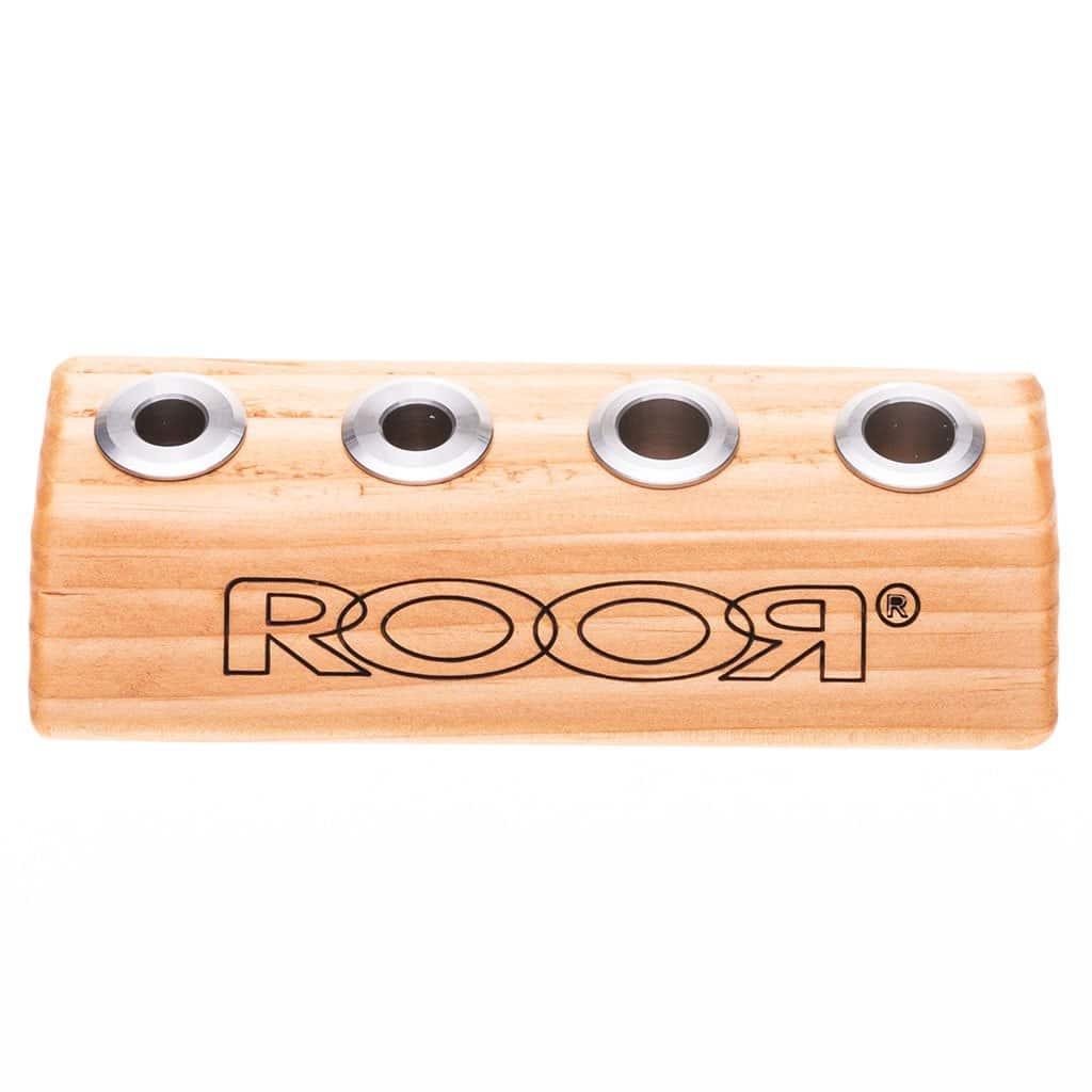 RooR Glass - 4-Hole Wood Bowl Holders - Aqua Lab Technologies