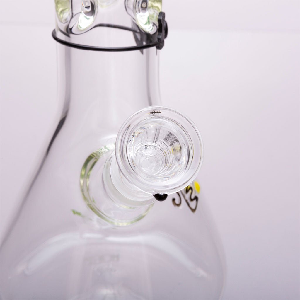 ROOR® Glass - 7mm Green Thick Bongs - Aqua Lab Technologies