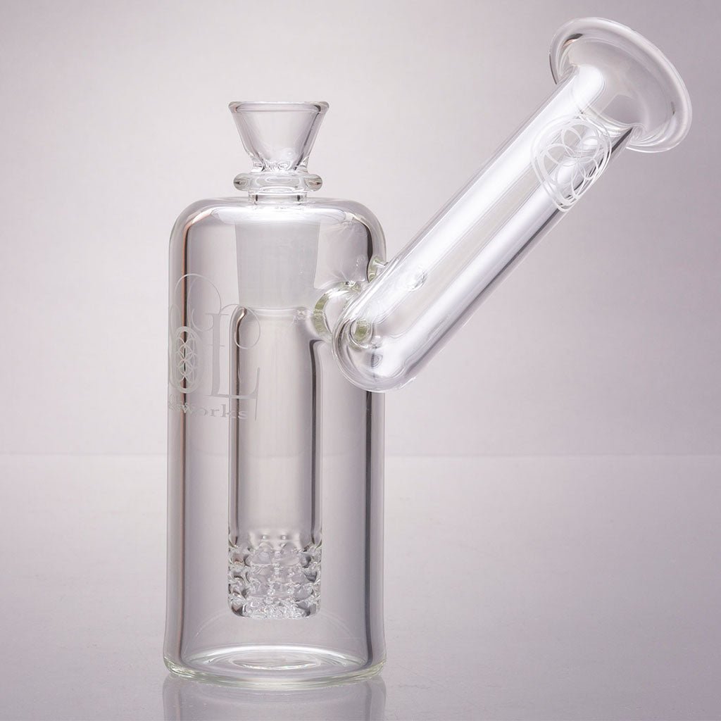 Seed of Life Sidecar Bubbler Bong with Lace Perc