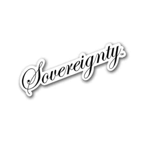 Sovereignty Glass - 5 Pack of Small Logo Stickers - Aqua Lab Technologies