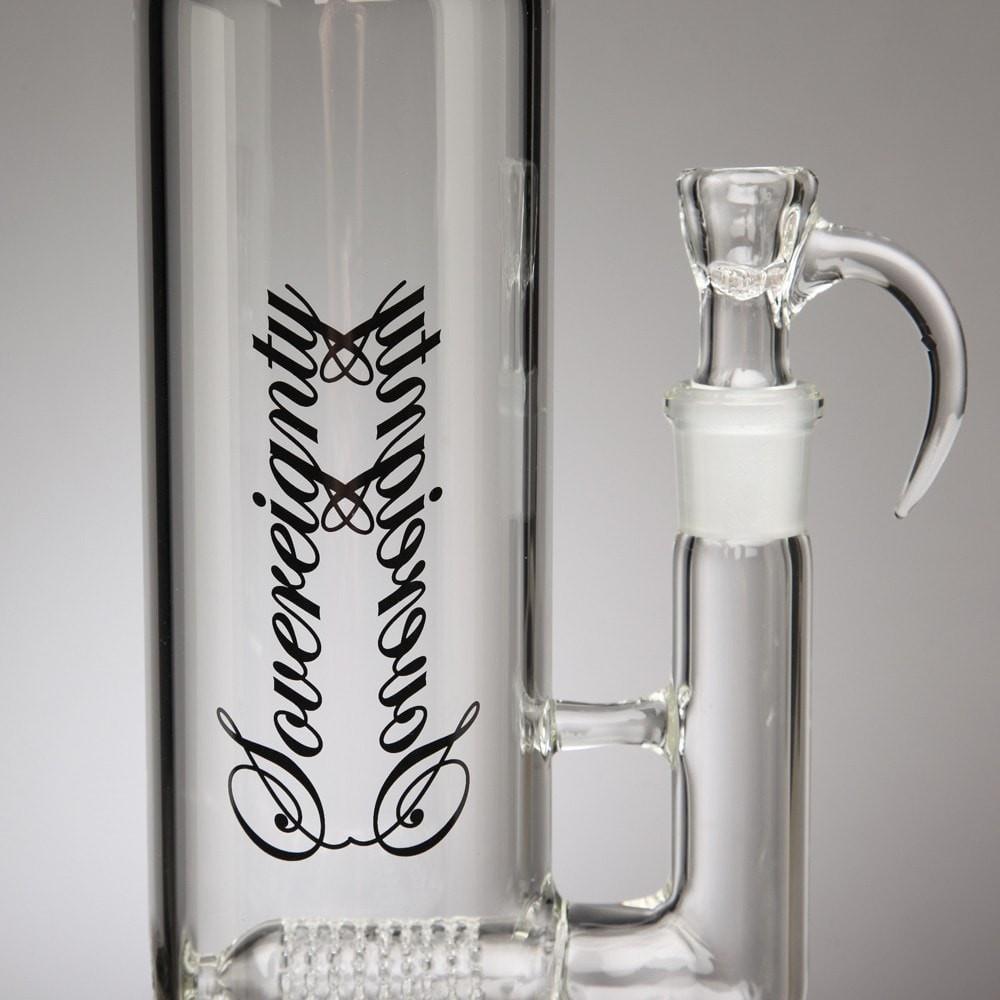 Sovereignty Glass - King StemLine Bong with Up Grid - Aqua Lab Technologies