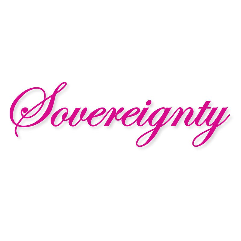 Sovereignty Glass - Large Logo Stickers - Aqua Lab Technologies