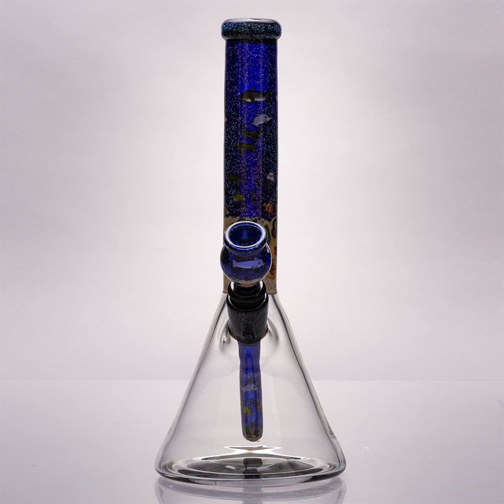 Strobel Glass - 12" Aquatic Themed Bong - Aqua Lab Technologies