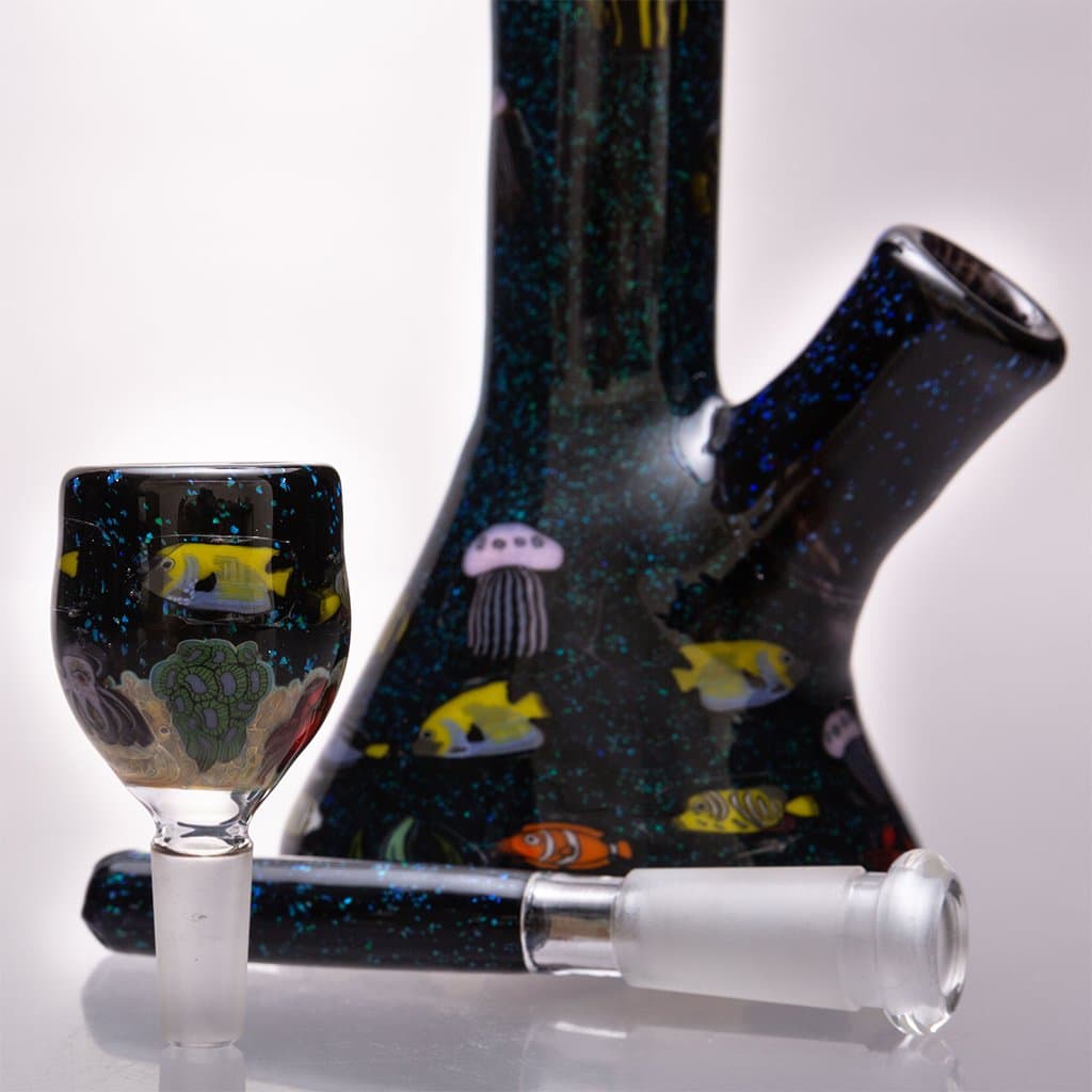 Strobel Glass - Aquatic Themed Mini Bong - Aqua Lab Technologies