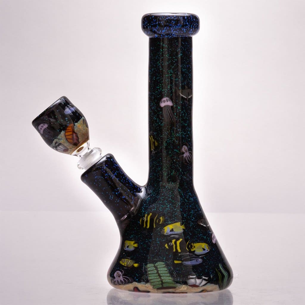 Strobel Glass - Aquatic Themed Mini Bong - Aqua Lab Technologies