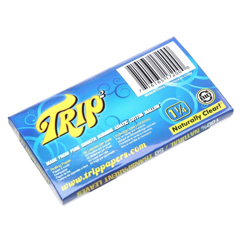 Trip2 Clear Rolling Papers - Aqua Lab Technologies