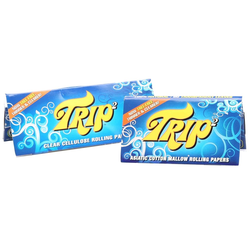  Trip Clear 1.25 Cigarette Rolling Papers, 4 Packs : Health &  Household