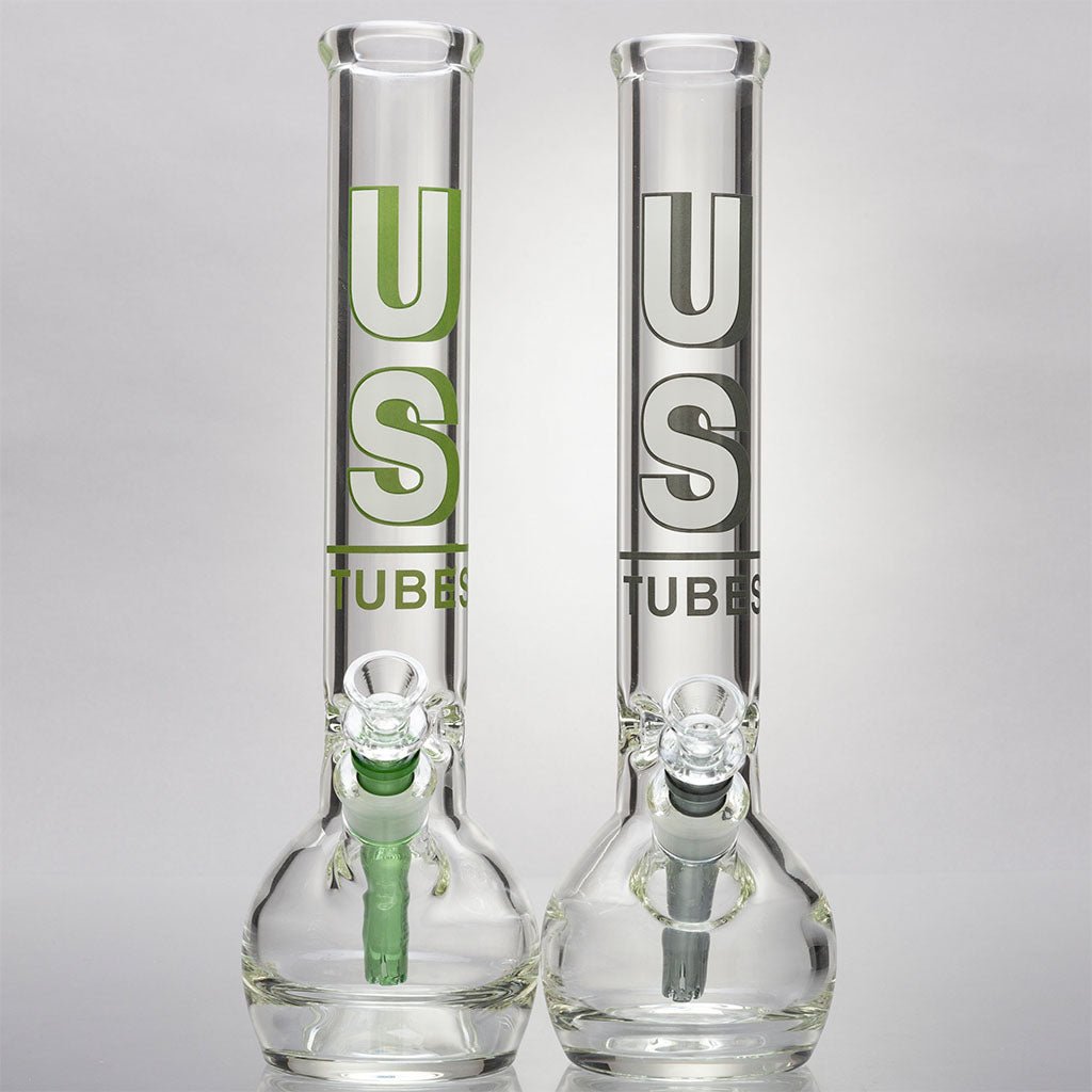 US Tubes - 14" 7mm Thick Round Bongs