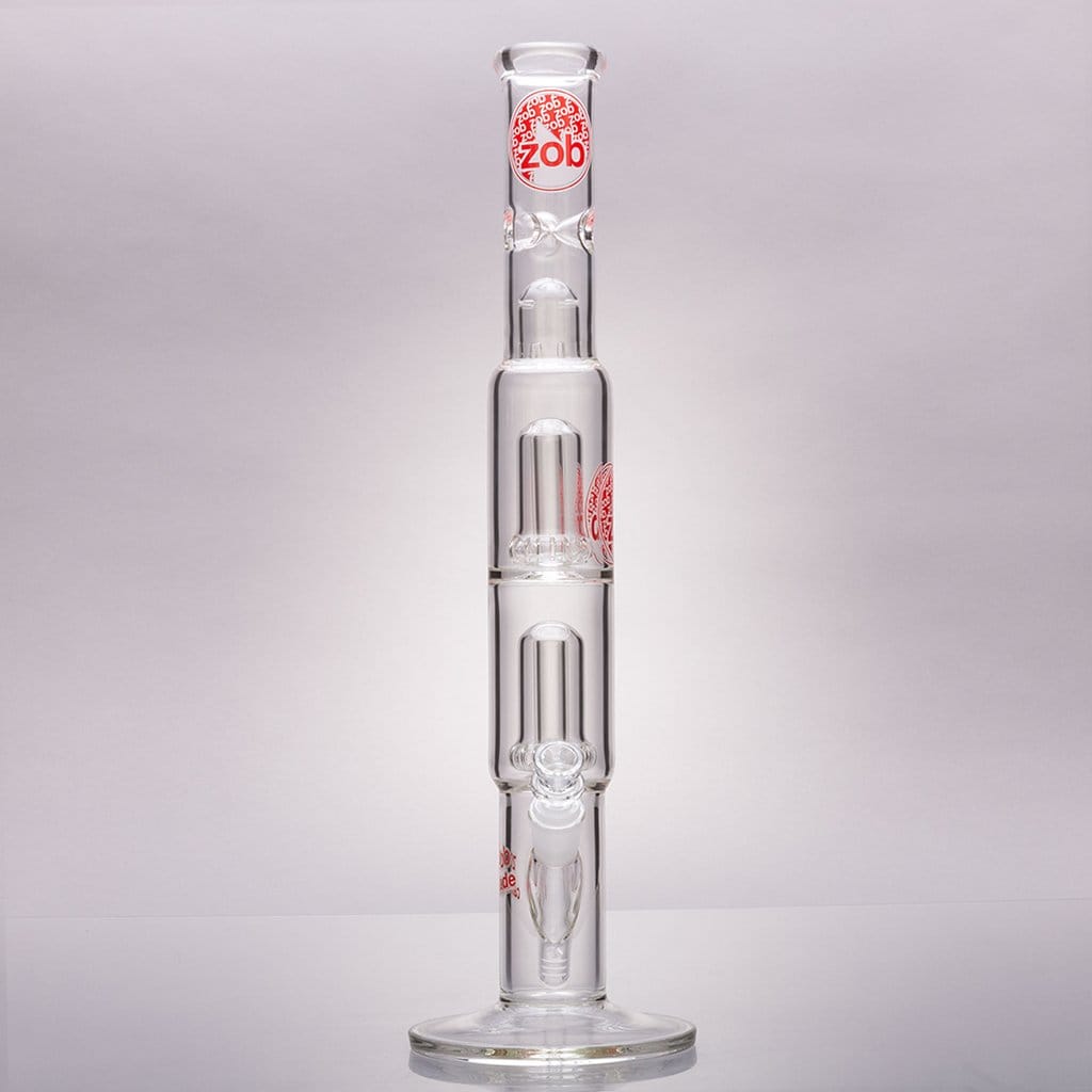 ZOB - Double UFO Perc Straight Bongs - Aqua Lab Technologies