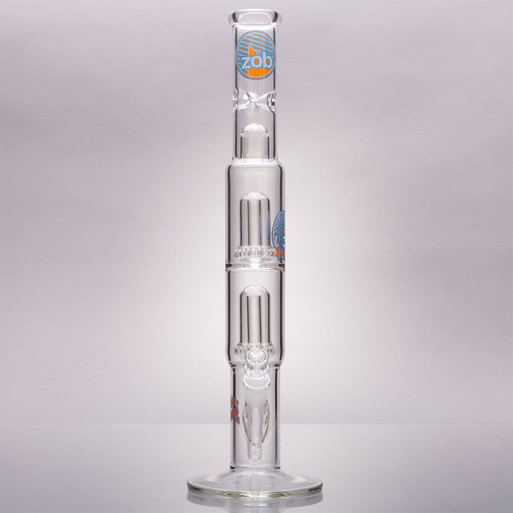 ZOB - Double UFO Perc Straight Bongs - Aqua Lab Technologies