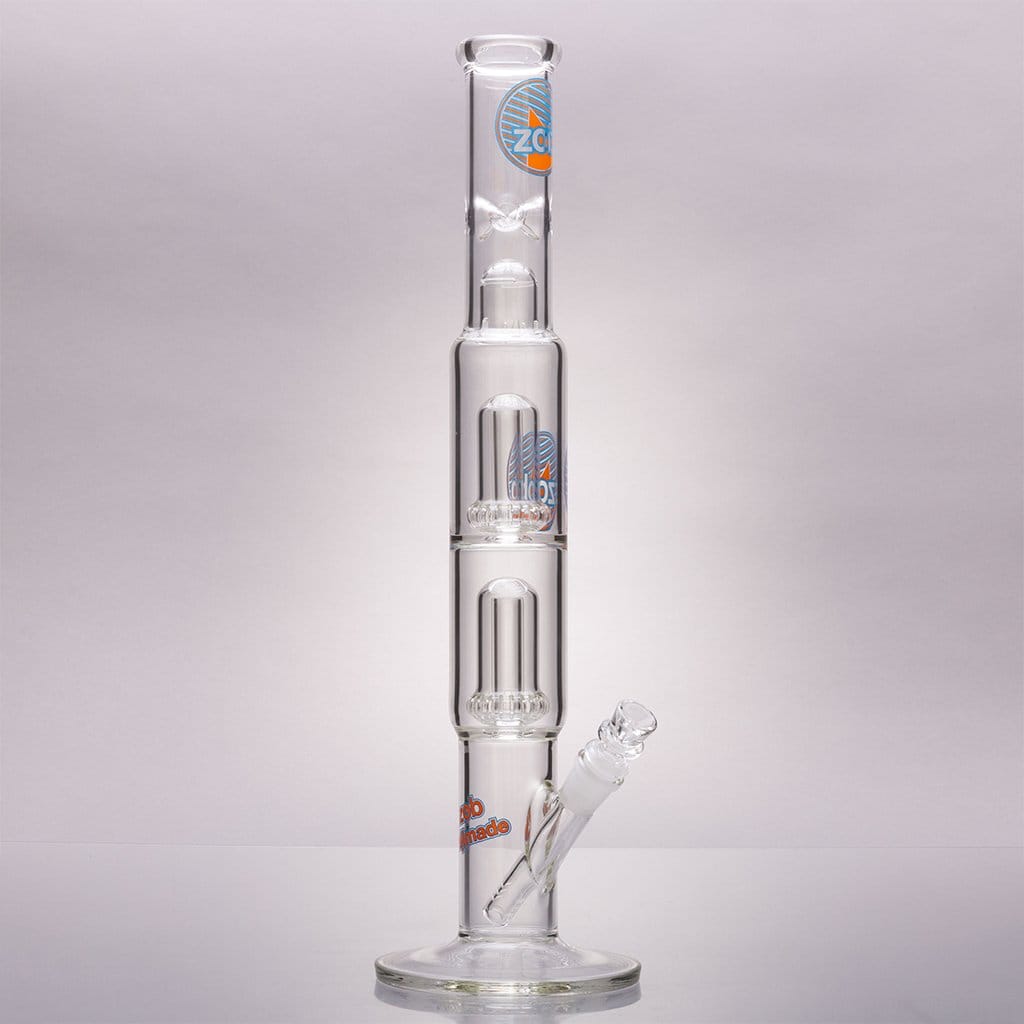 ZOB - Double UFO Perc Straight Bongs - Aqua Lab Technologies