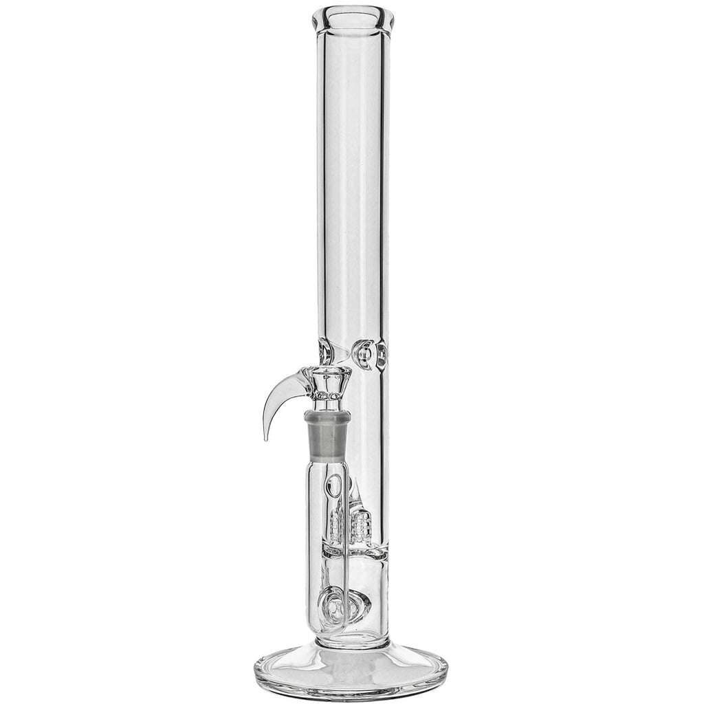 Dual MeshLine to TriTower Percolator Bong by 2K Glass Art – Aqua