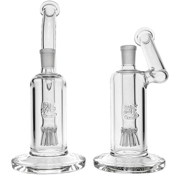 2K Glass 6-Arm Tree Perc Bubbler Bong image