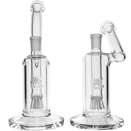 2K Glass 6-Arm Tree Perc Bubbler Bong