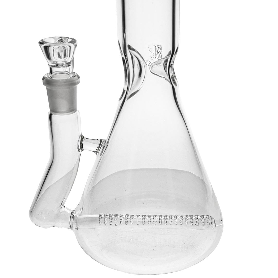 2K Glass GridLine Percolator Bong Closeup