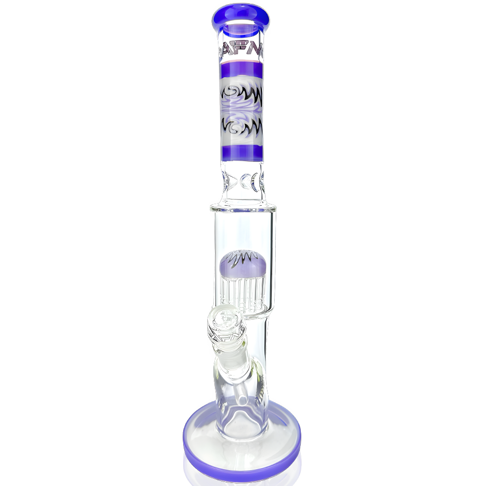 AFM Glass 18-inch Reversal Straight Tube Bong
