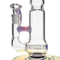 Fumed & Clear Mini Stemline Bong from Apix Design