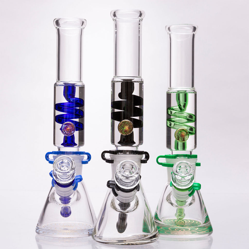 Accurate Glass Freezable Glycerin Coil Bongs