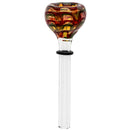 Acrylic Bongs 9mm Colored Glass Bowl