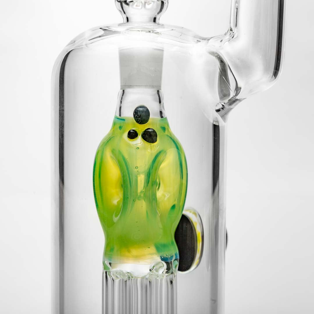 B. Wilson Glass 6-Arm Colored Donut Bubblers