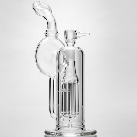 B. Wilson Glass Clear Recycler Bubbler Bong