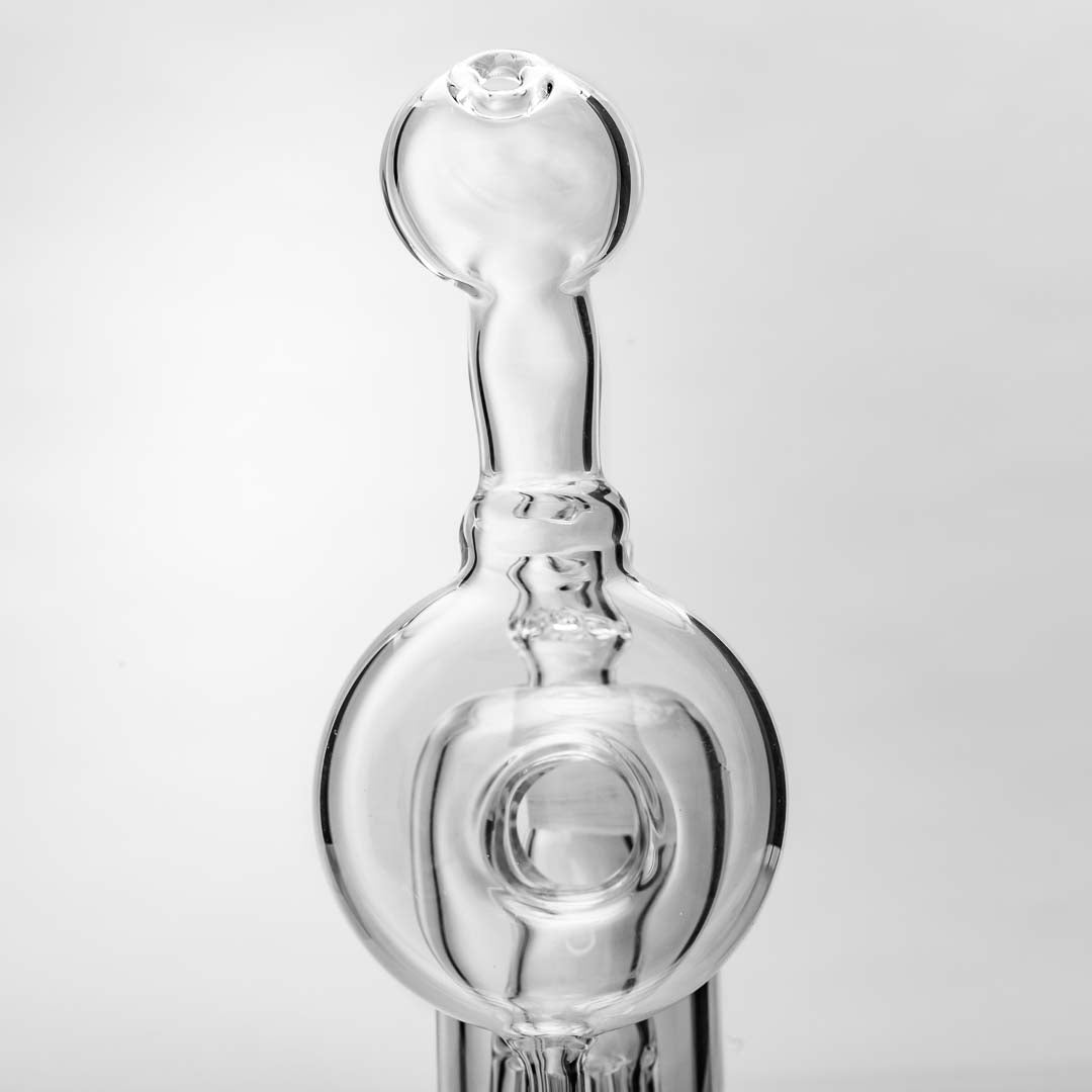 B. Wilson Glass Clear Recycler Bubbler Bong