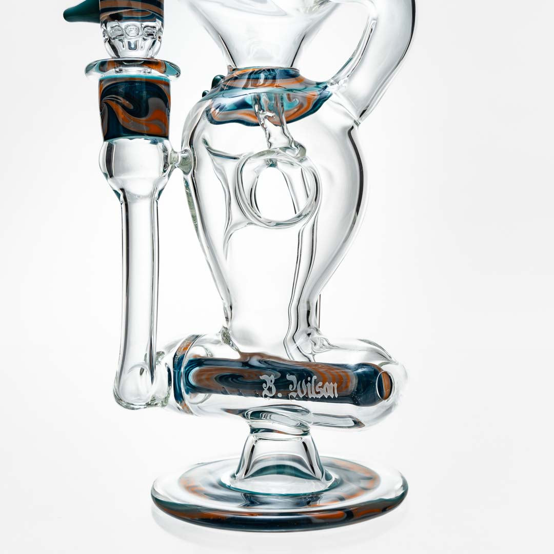Colored Inline Recycler Bongs by B. Wilson Glass – Aqua Lab Technologies