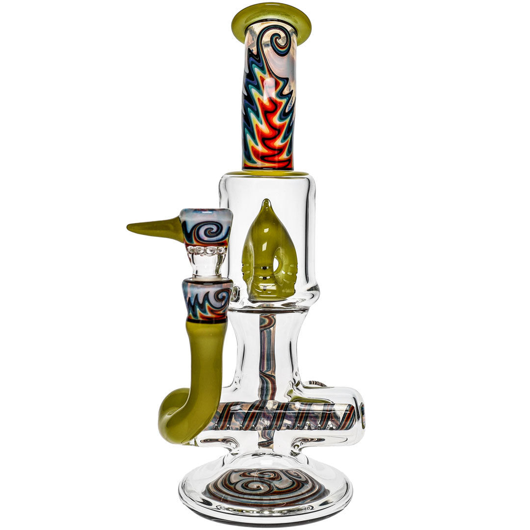 B. Wilson Mini Heady Inline Perc Recycler Bong