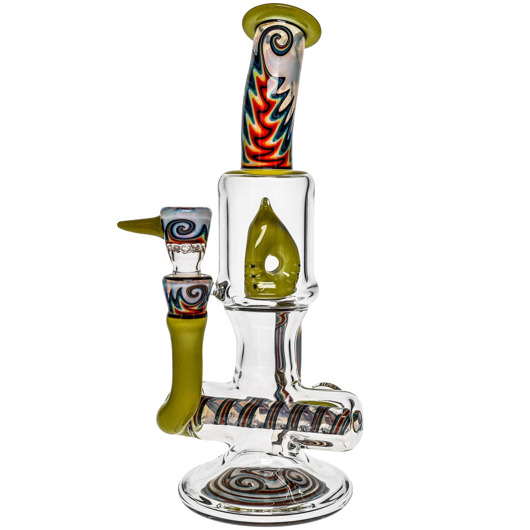 B. Wilson Mini Heady Inline Perc Recycler Bong