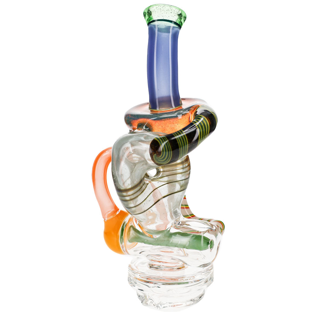 Donut Inline Recycler Peak Top by Ben Wilson Glass