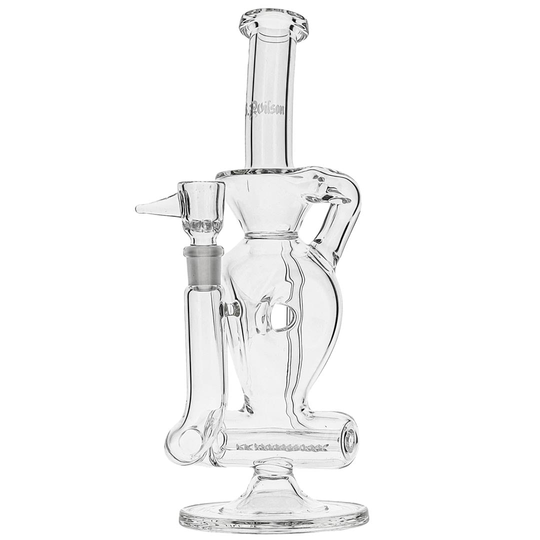 Ben Wilson Glass Inline Recycler Bong