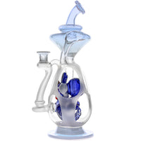 10mm Yoshi Recycler Dab Rigs by BTGB Glass image