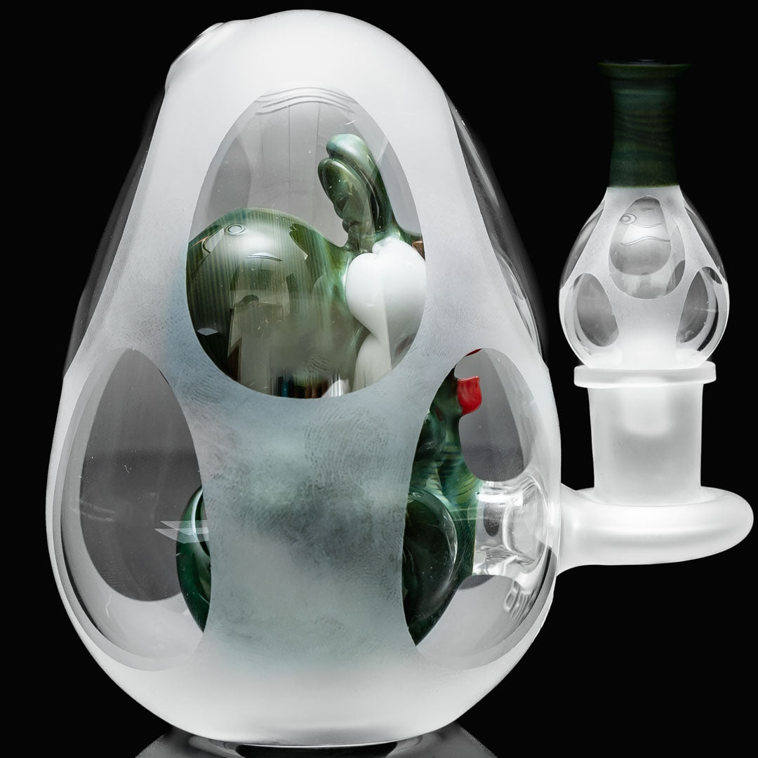 14mm Yoshi Egg Dab Rig by BTGB Glass – Aqua Lab Technologies