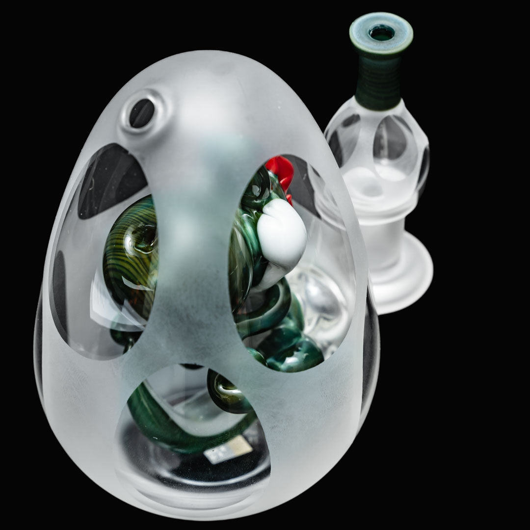 14mm Yoshi Egg Dab Rig by BTGB Glass - Aqua Lab Technologies