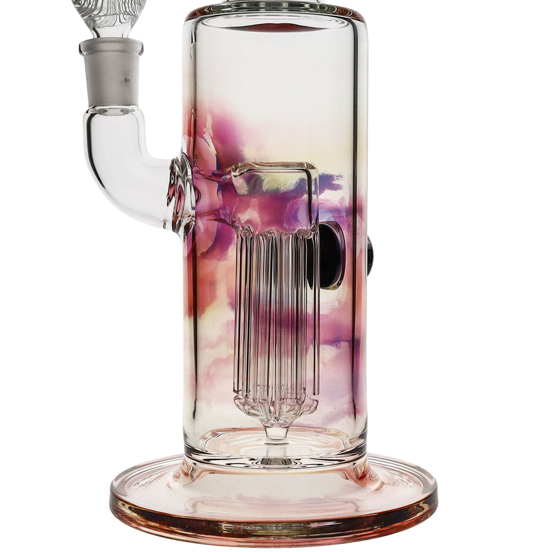 Ben Wilson Glass Fumed 6-Arm Stemless Bong