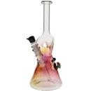 Ben Wilson Glass Fumed Triple Donut Beaker Bong