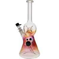 Ben Wilson Glass Fumed Triple Donut Beaker Bong