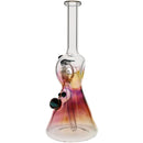 Ben Wilson Glass Fumed Triple Donut Beaker Bong