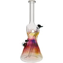Ben Wilson Glass Fumed Triple Donut Beaker Bong