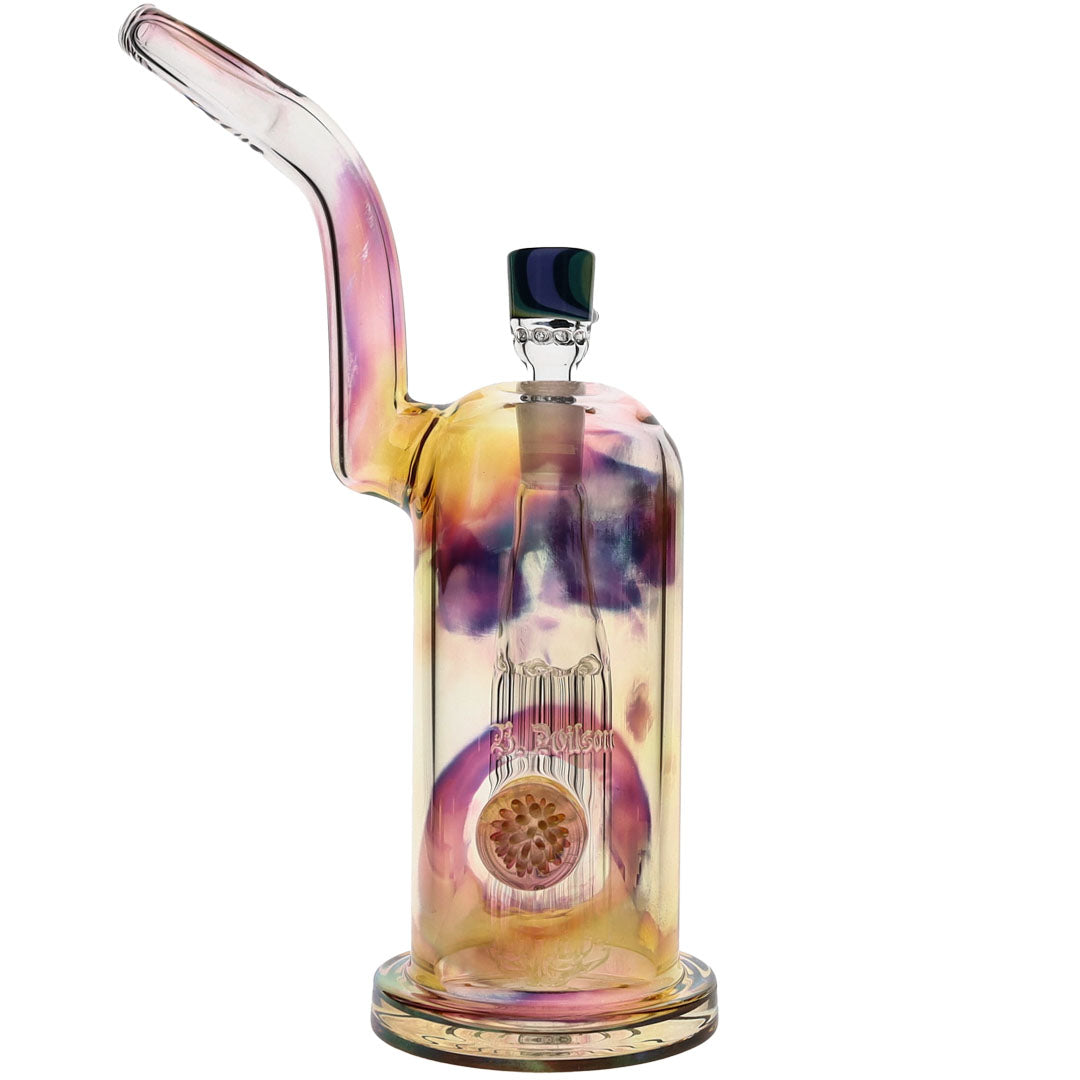 Ben Wilson Glass Fumed 6-Arm Bubbler Bong