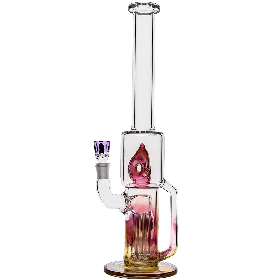 Ben Wilson Glass Fumed 6-Arm Recycler Bong