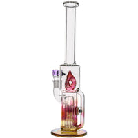 Ben Wilson Glass Fumed 6-Arm Recycler Bong